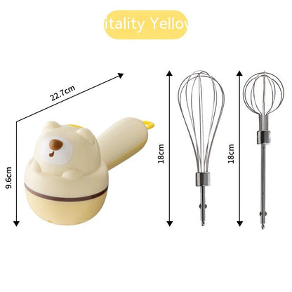 Handheld Electric Egg Beater – 3-Speed Kitchen Mixer